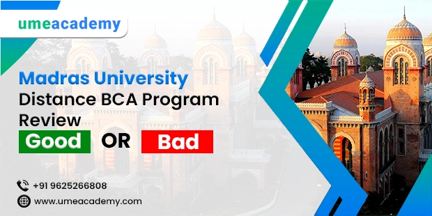 Madras University Distance BCA  Program Review - Good or Bad?