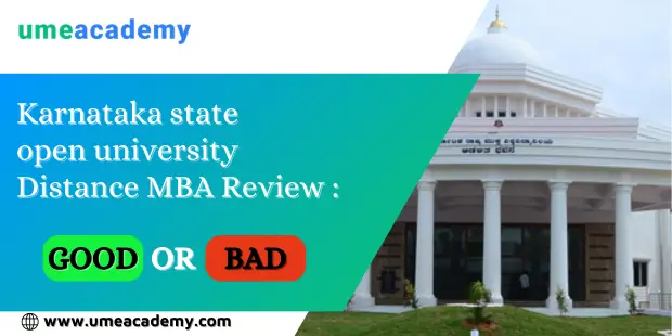 Karnataka State Open University Distance MBA Review — good or bad?