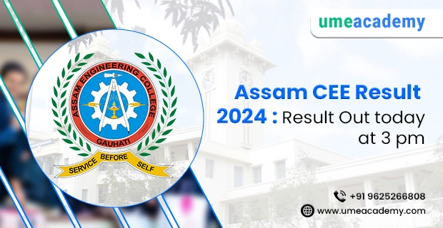 Assam CEE Result 2024 live Update: Website to check results