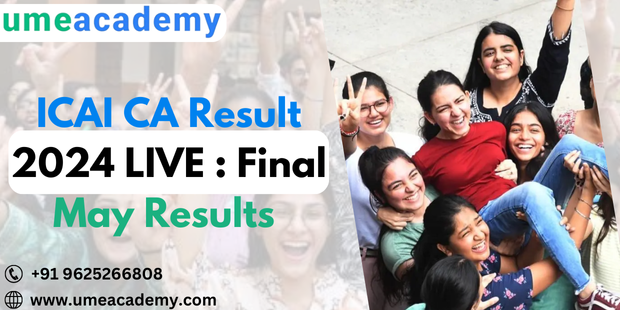 ICAI CA Result 2024 LIVE : Final May Results Today at icai.org