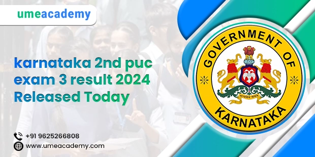 Karnataka 2nd PUC Exam 3 Result 2024 Released