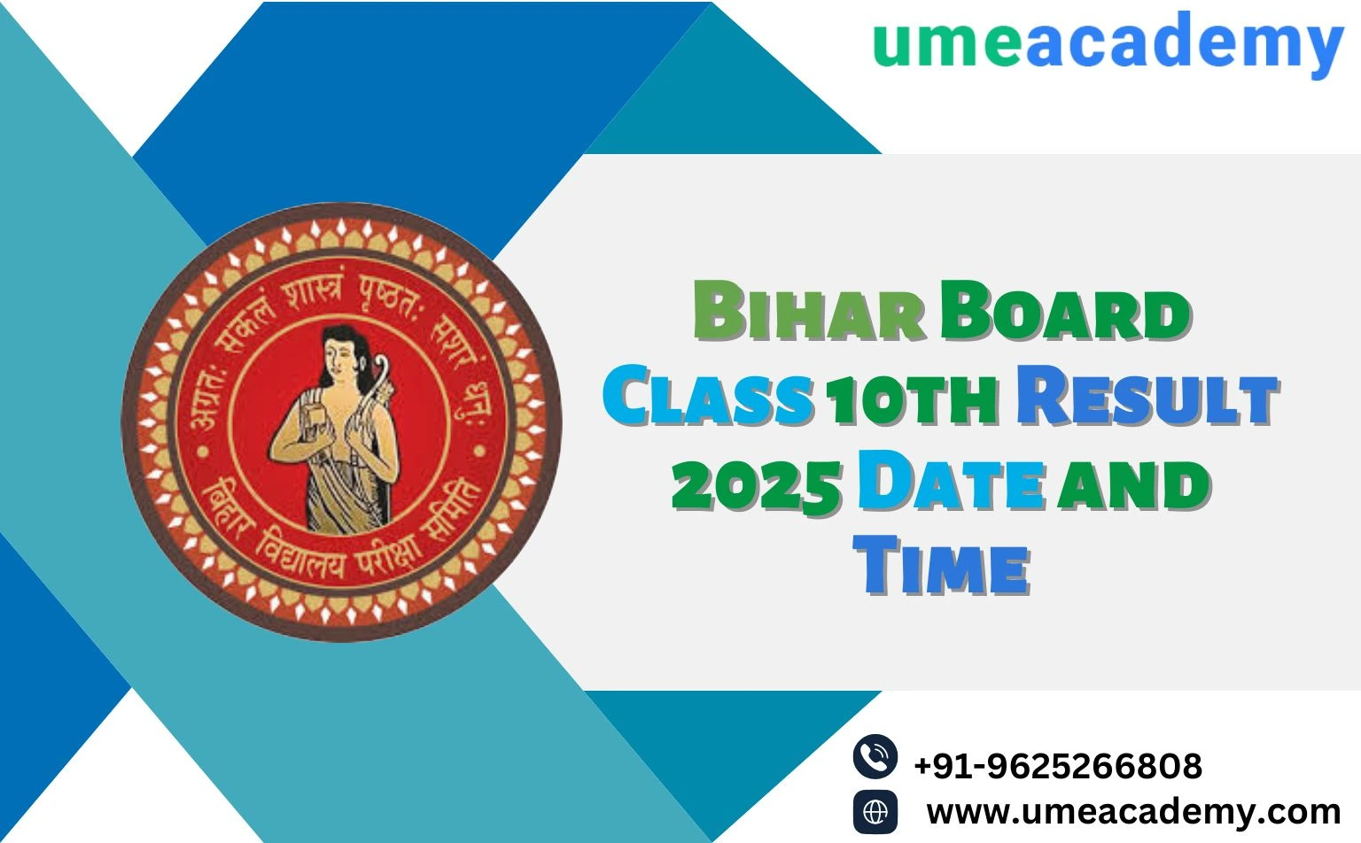 Bihar Board Class 10th Result 2025 Date and Time